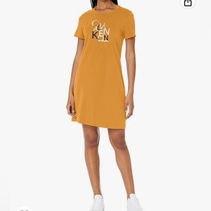 Calvin Klein Logo T-Shirt Dress